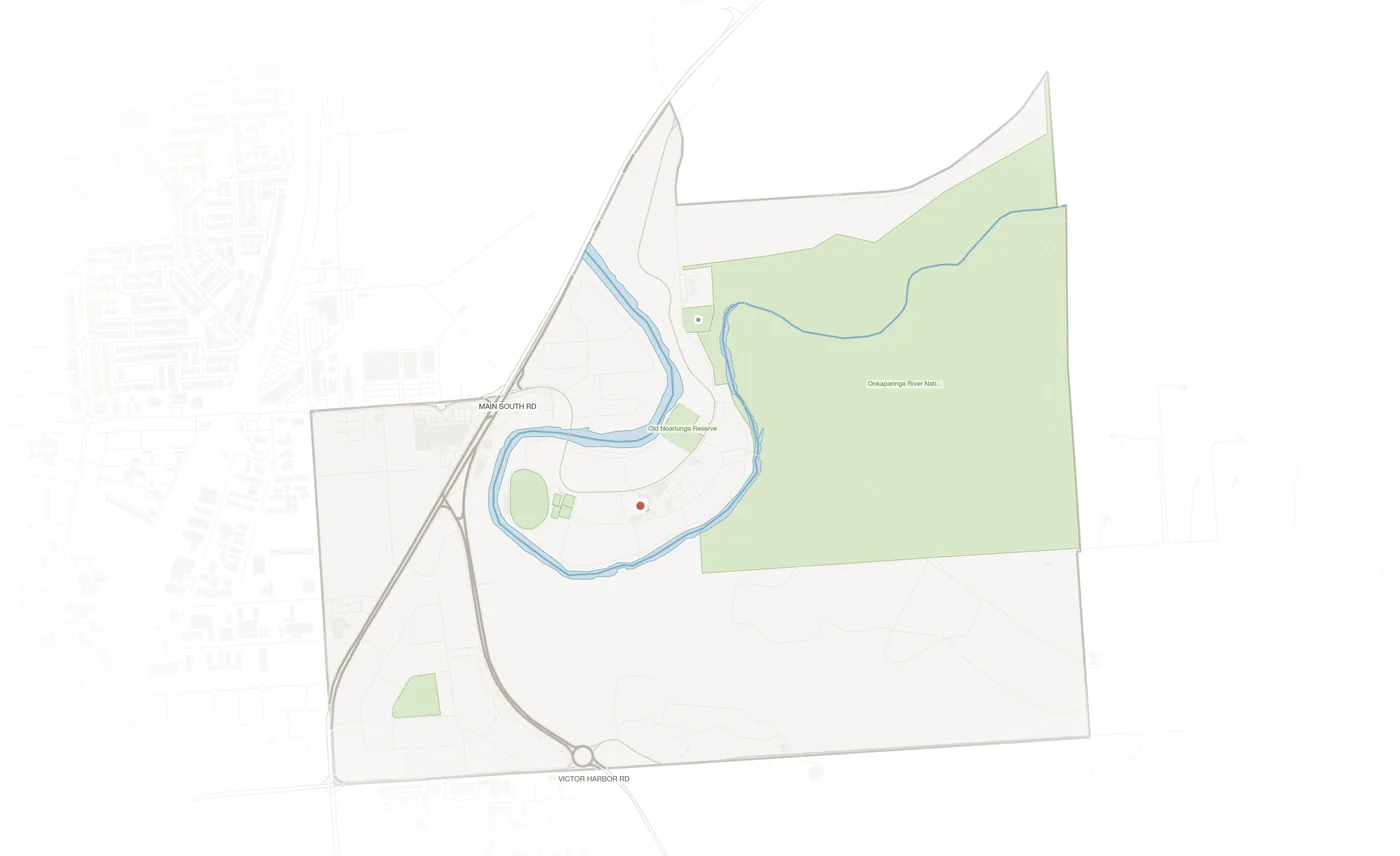 Old Noarlunga urban fabric map