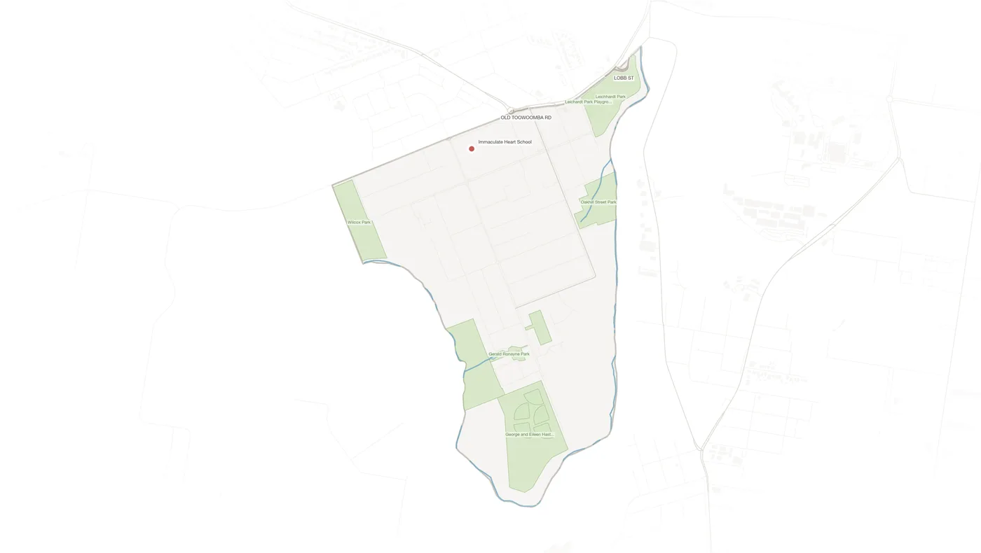One Mile urban fabric map