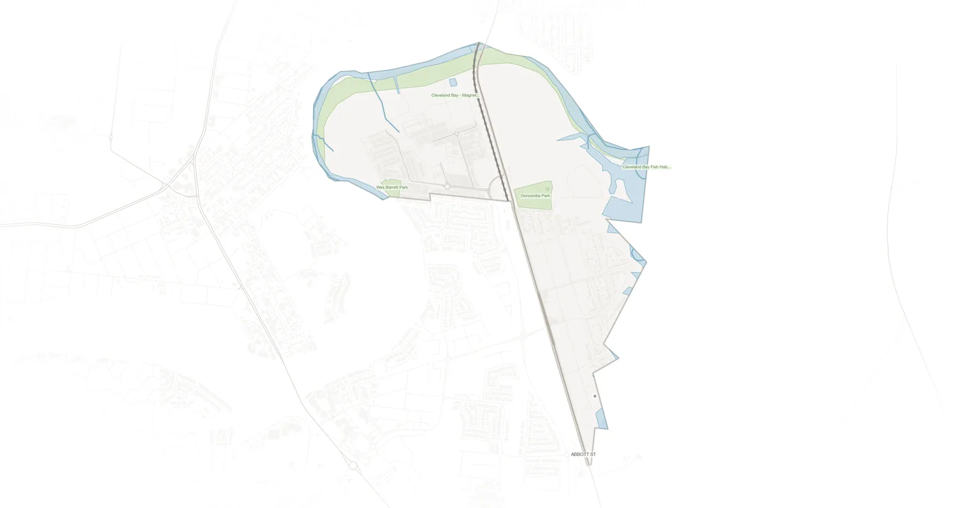 Oonoonba urban fabric map