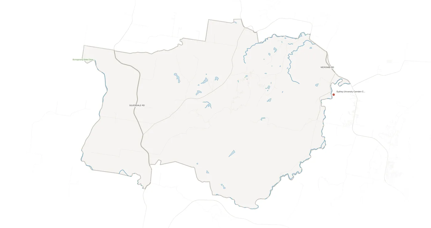 Orangeville urban fabric map