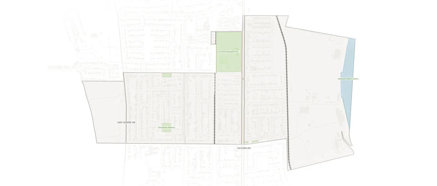 Osborne urban fabric map