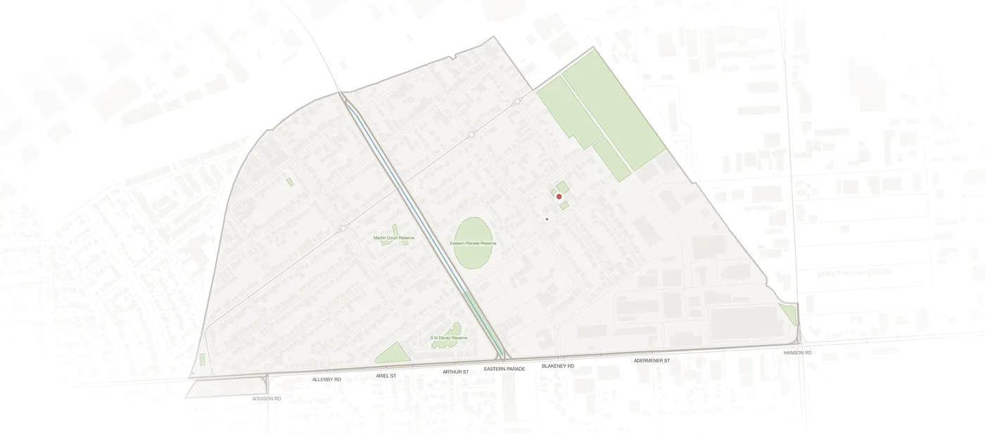 Ottoway urban fabric map