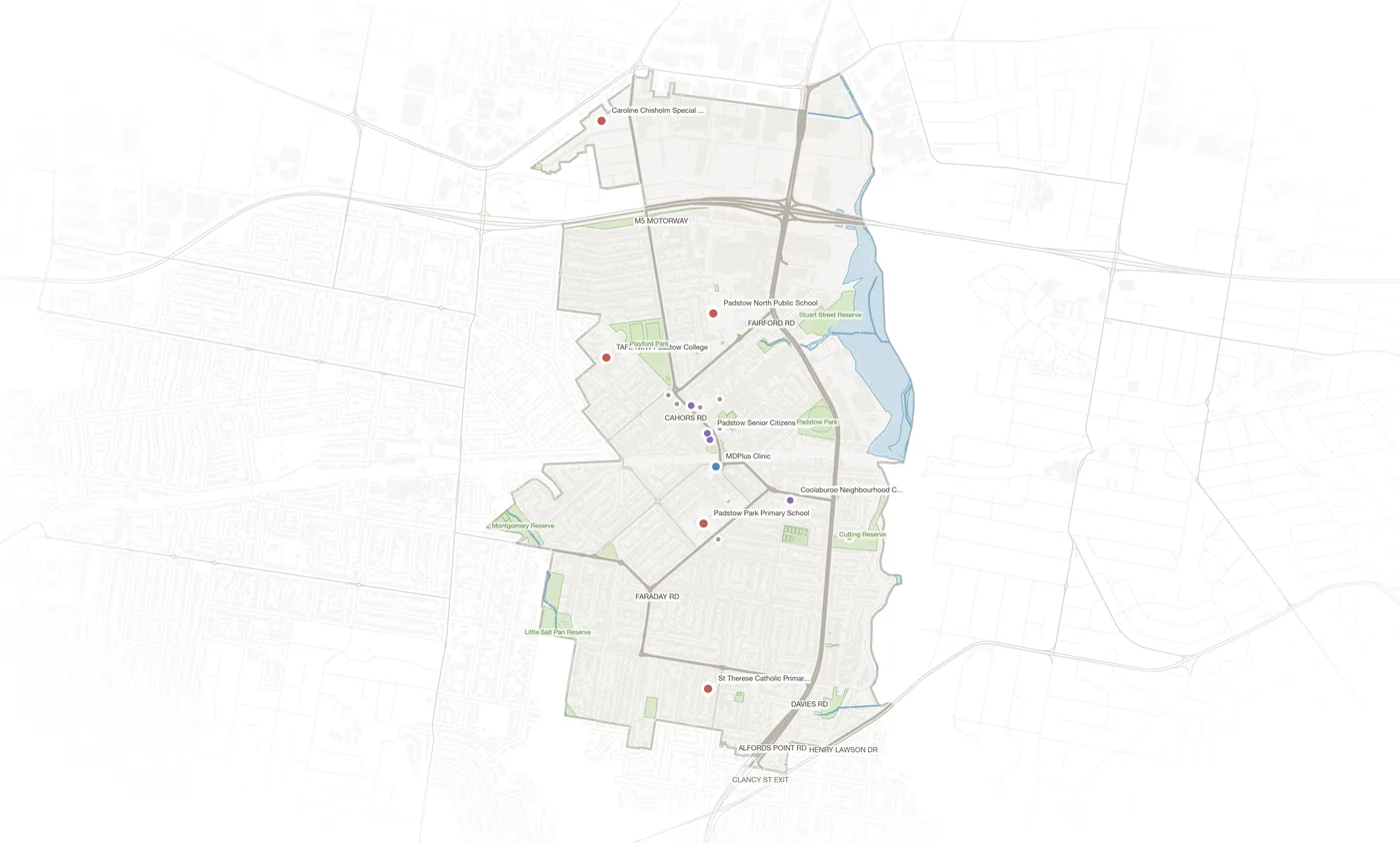 Padstow urban fabric map