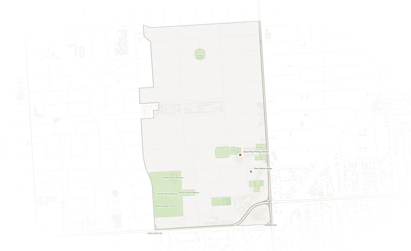 Park Holme urban fabric map