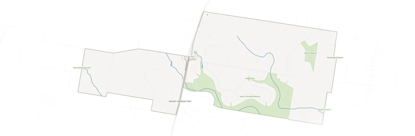 Park Ridge South urban fabric map