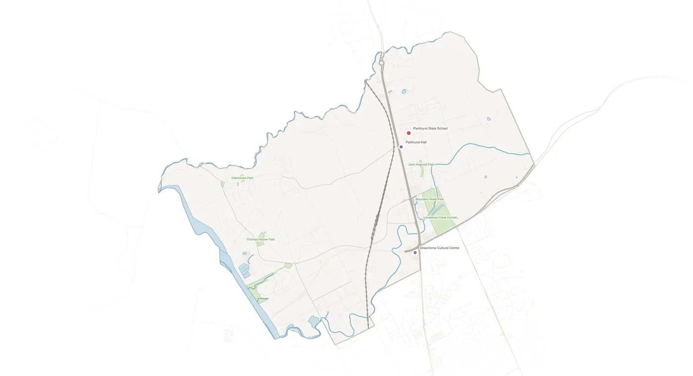 Parkhurst urban fabric map