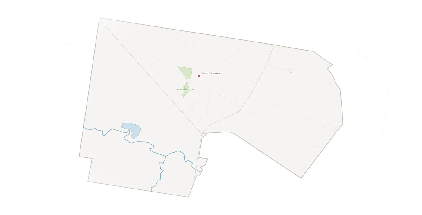 Paxton urban fabric map