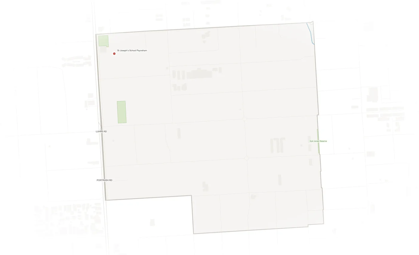 Payneham South urban fabric map