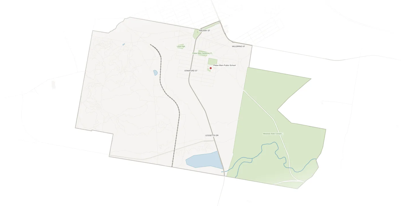 Pelaw Main urban fabric map