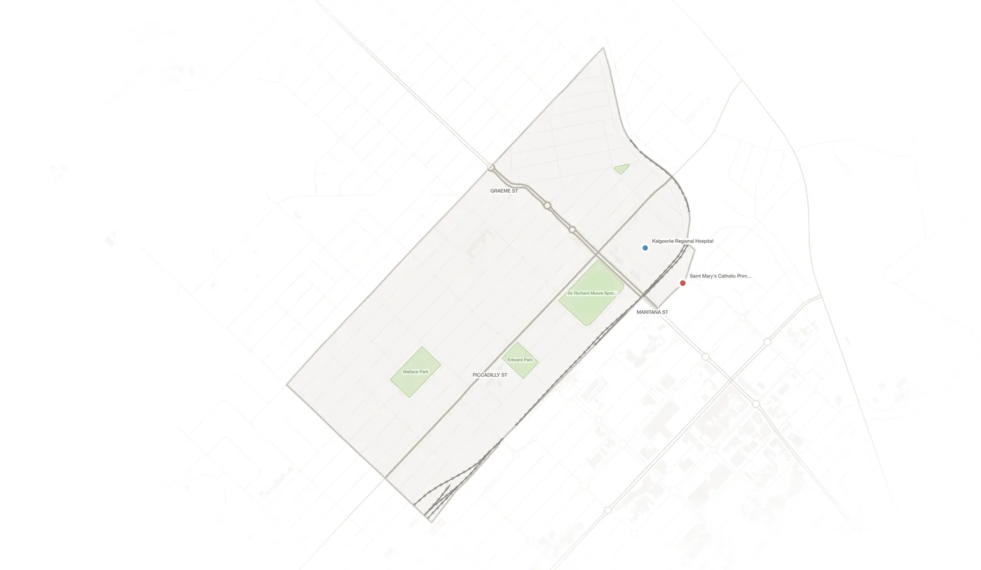 Piccadilly urban fabric map