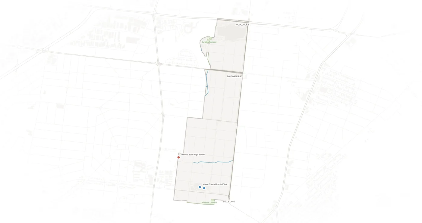 Pimlico urban fabric map