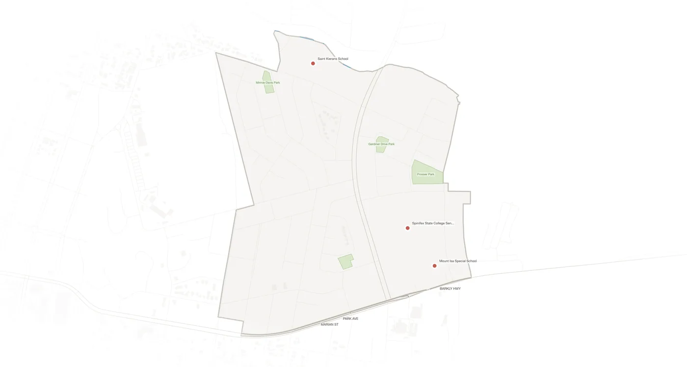 Pioneer urban fabric map