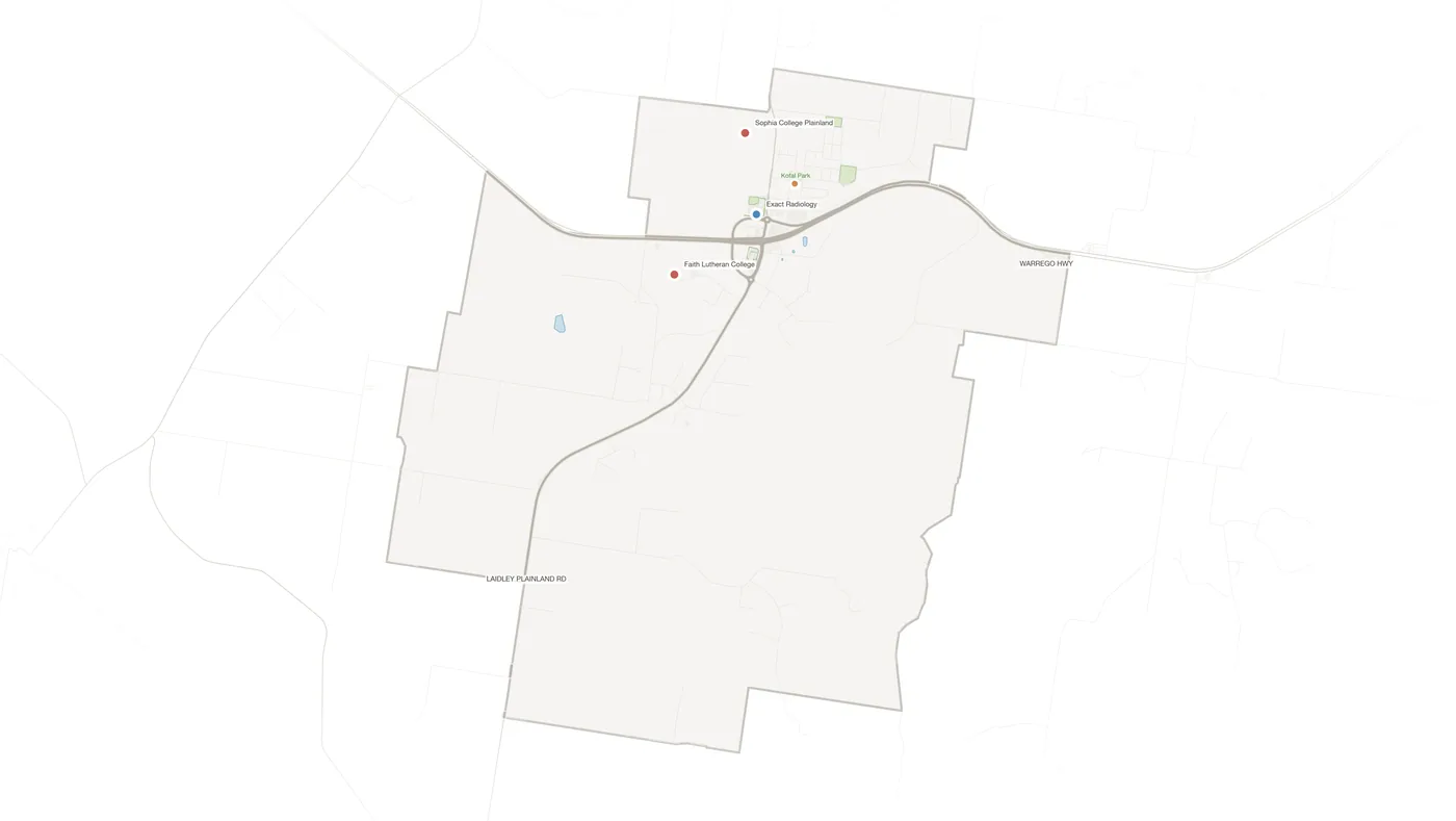 Plainland urban fabric map