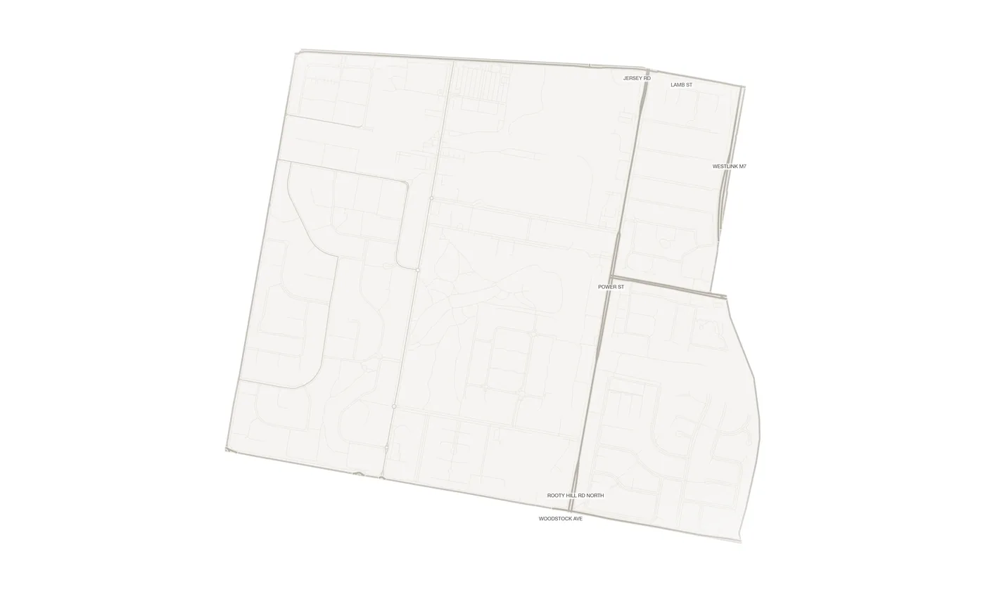Plumpton urban fabric map