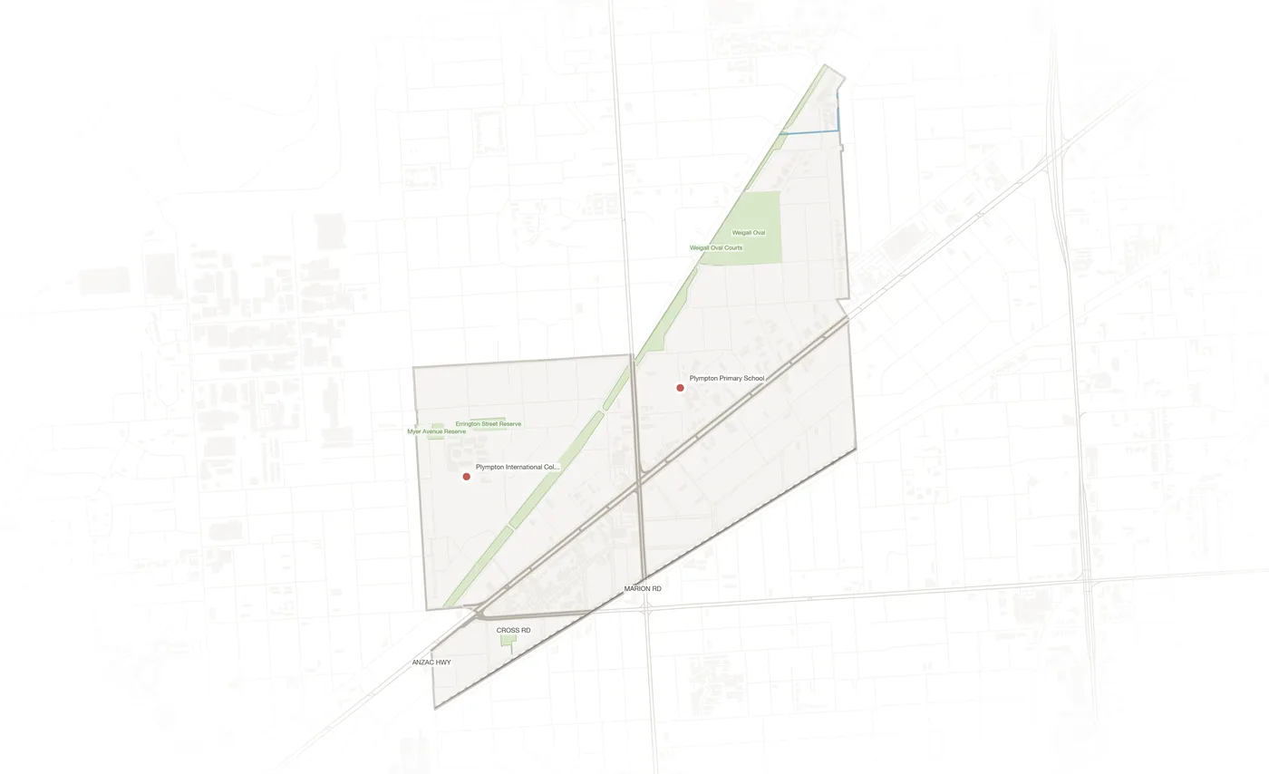Plympton urban fabric map