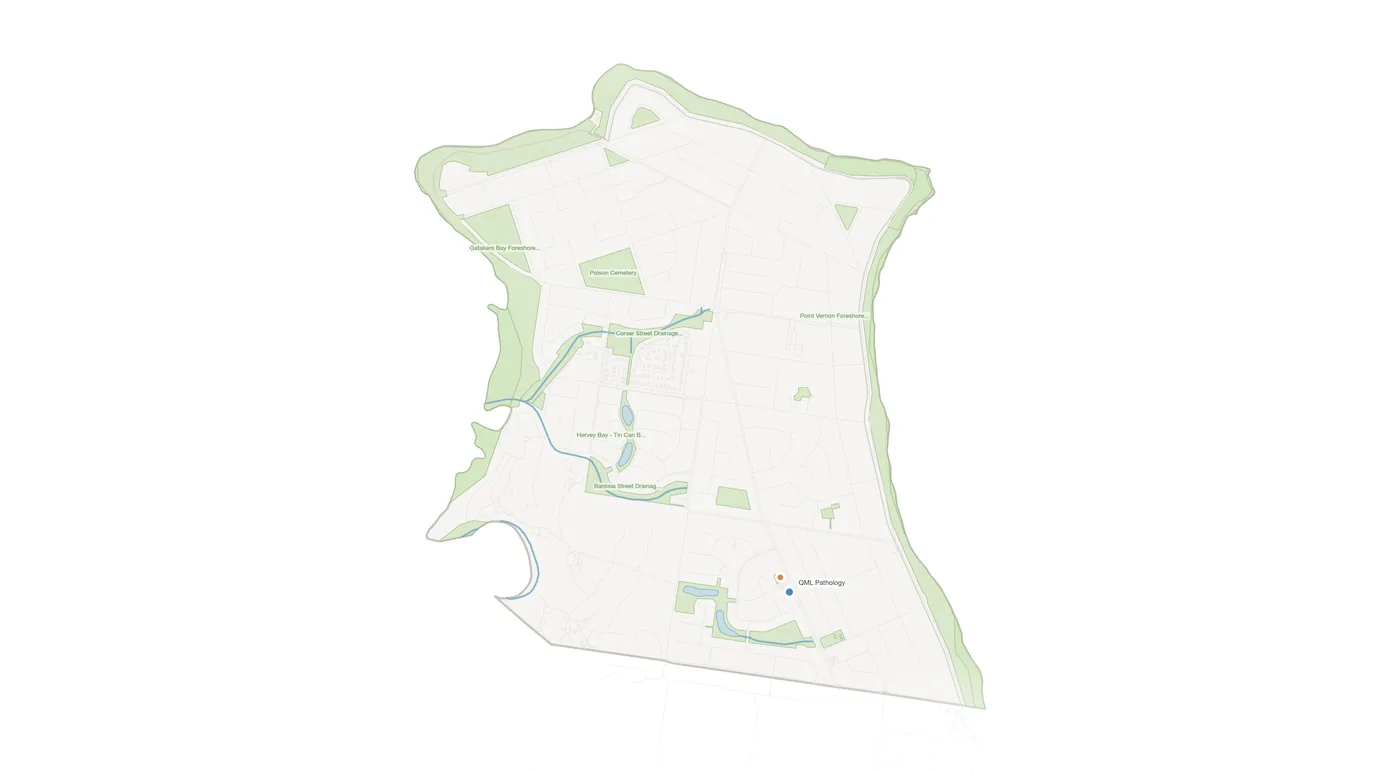 Point Vernon urban fabric map