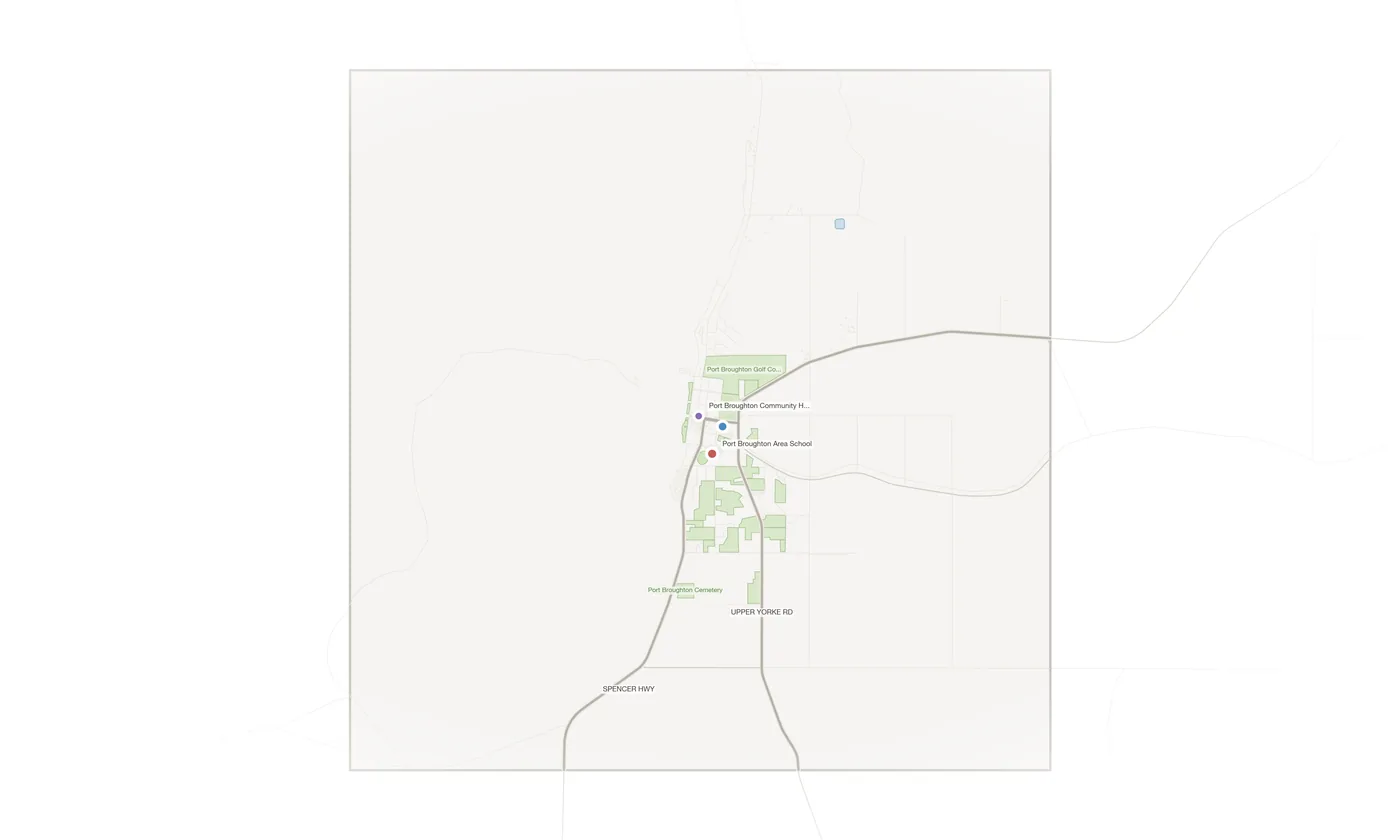 Port Broughton urban fabric map