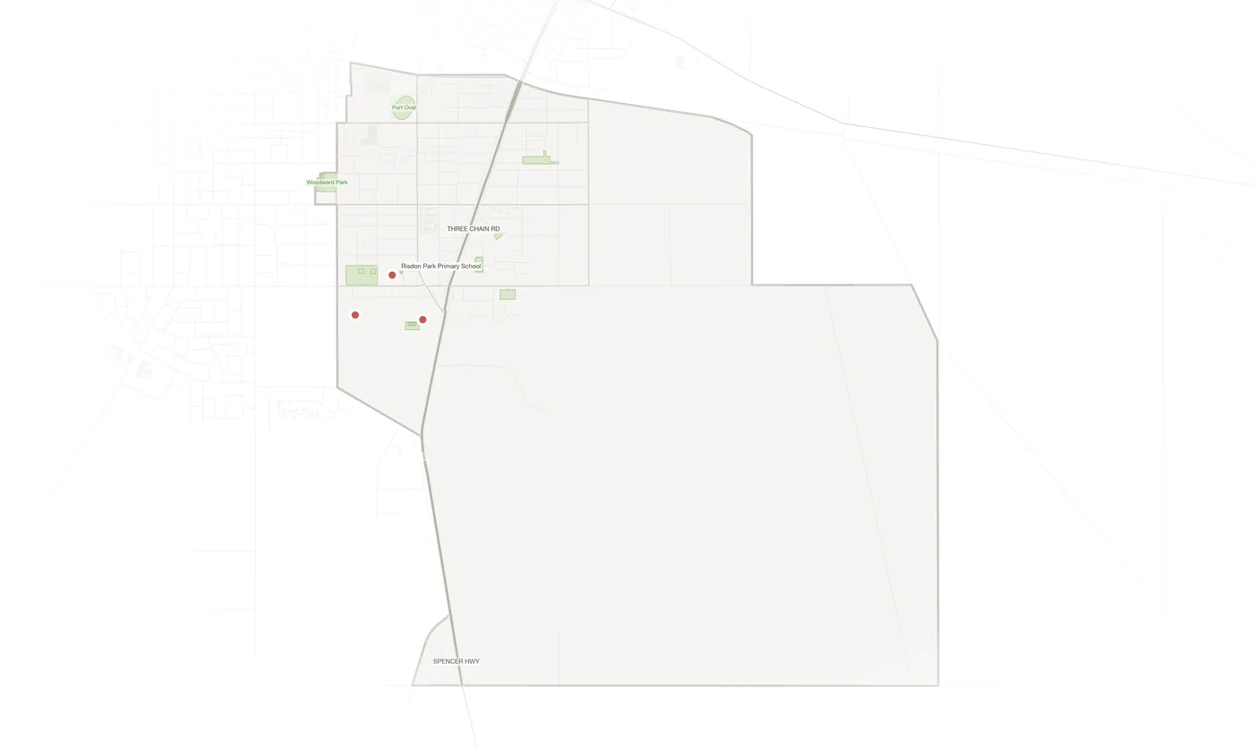 Port Pirie South urban fabric map