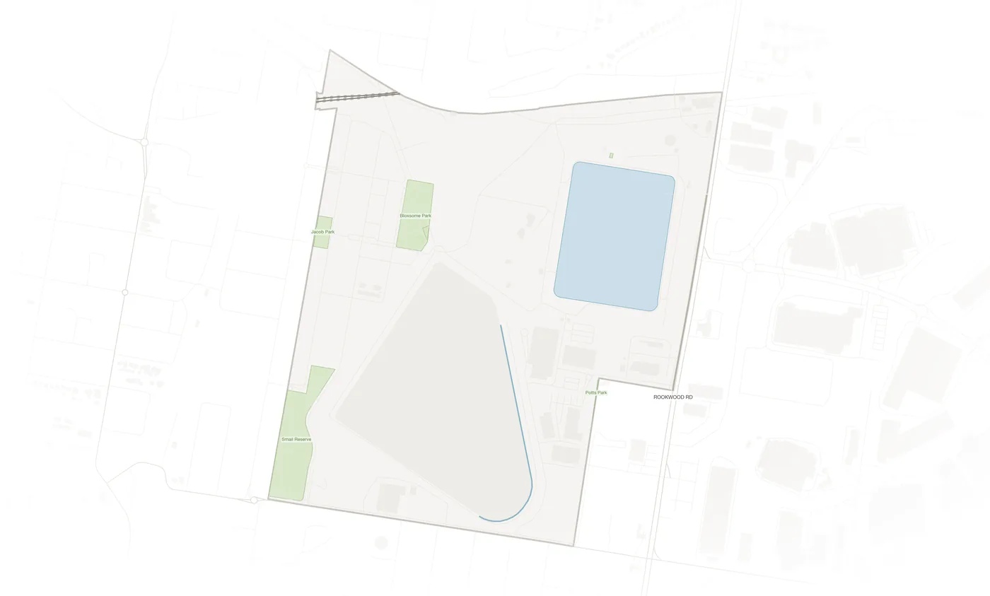 Potts Hill urban fabric map