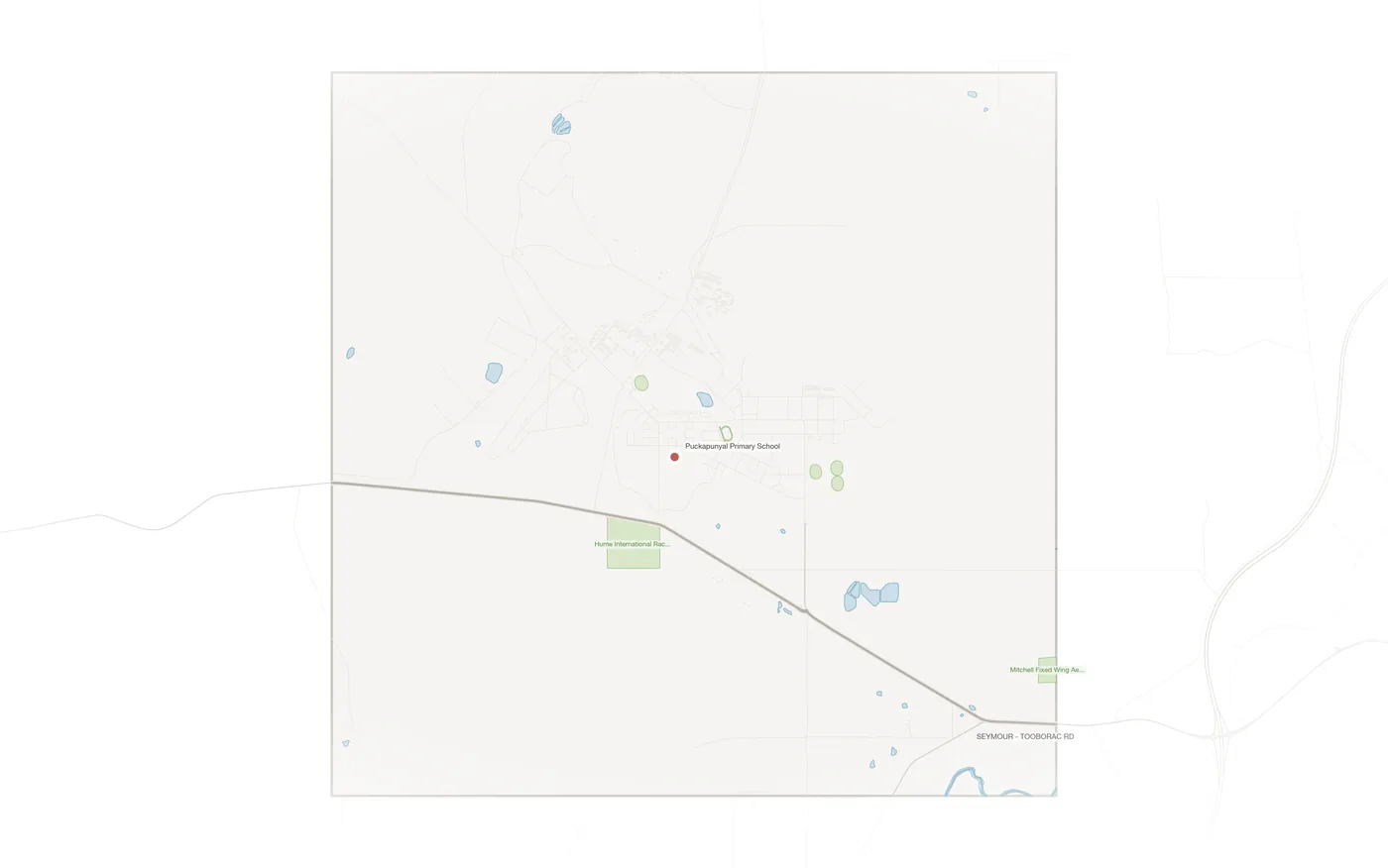 Puckapunyal urban fabric map