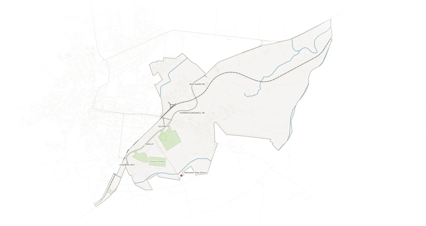 Queenton urban fabric map