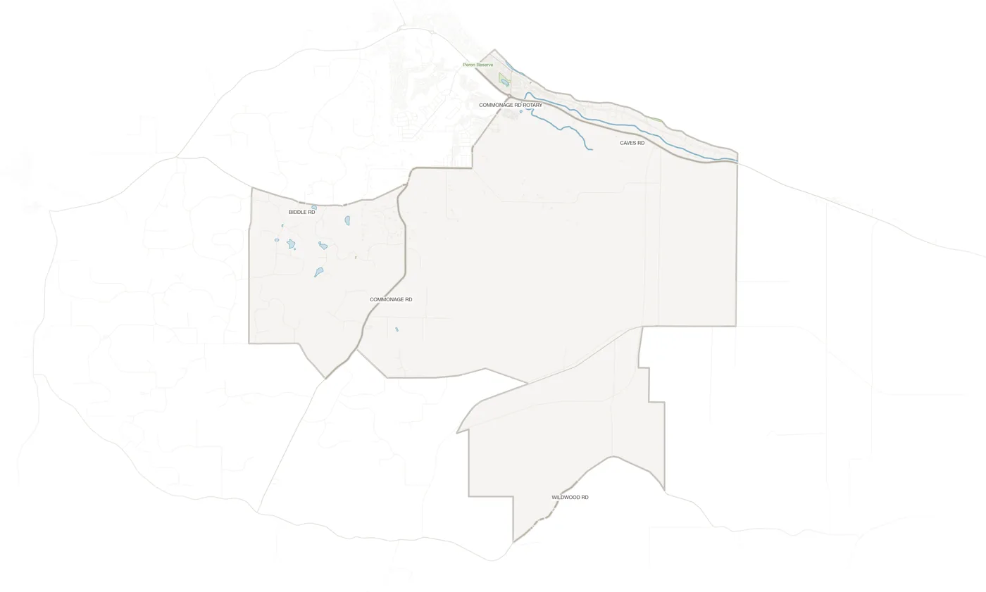 Quindalup urban fabric map
