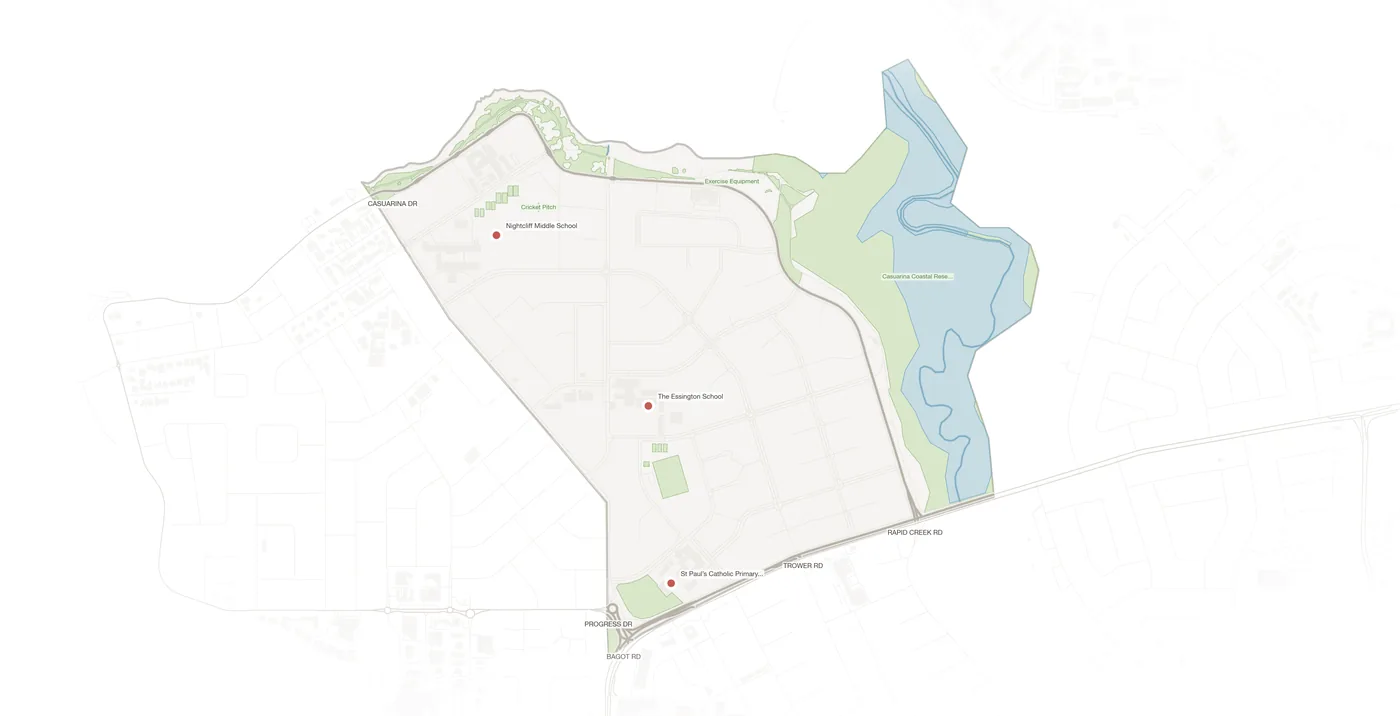 Rapid Creek urban fabric map