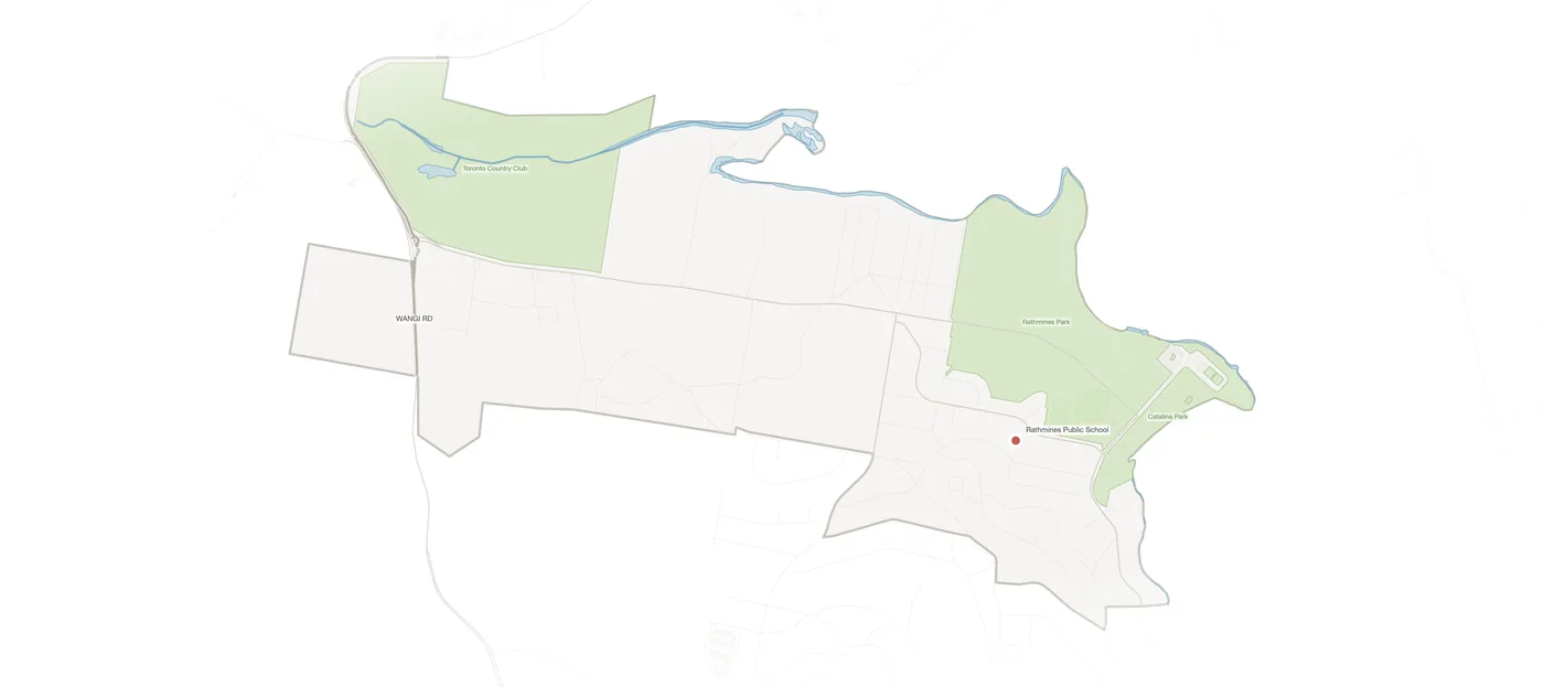 Rathmines urban fabric map