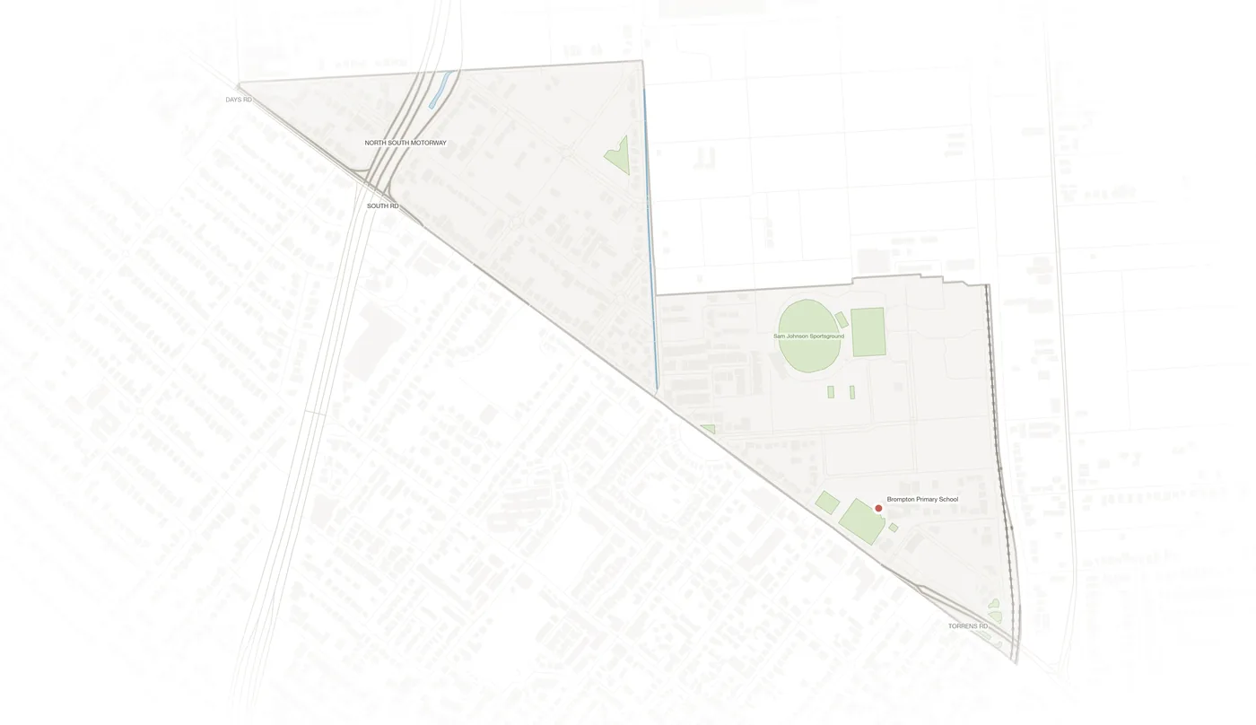 Renown Park urban fabric map