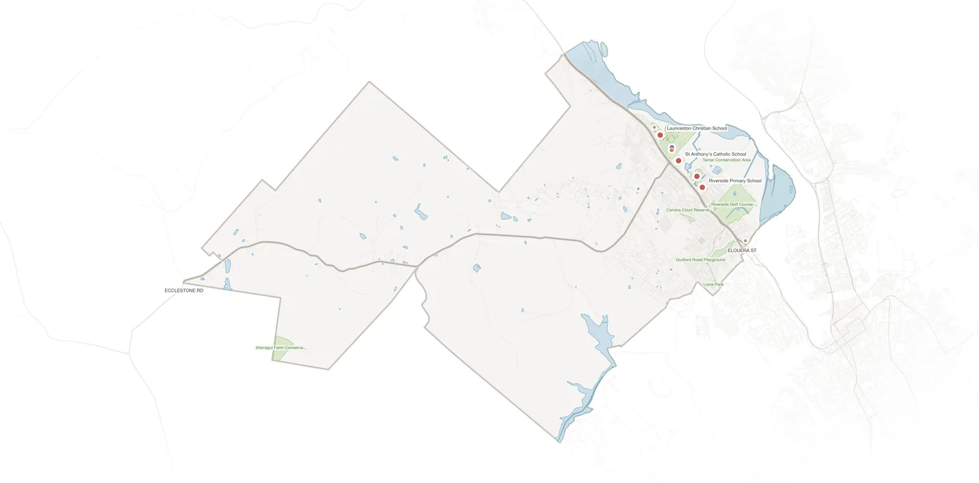 Riverside urban fabric map