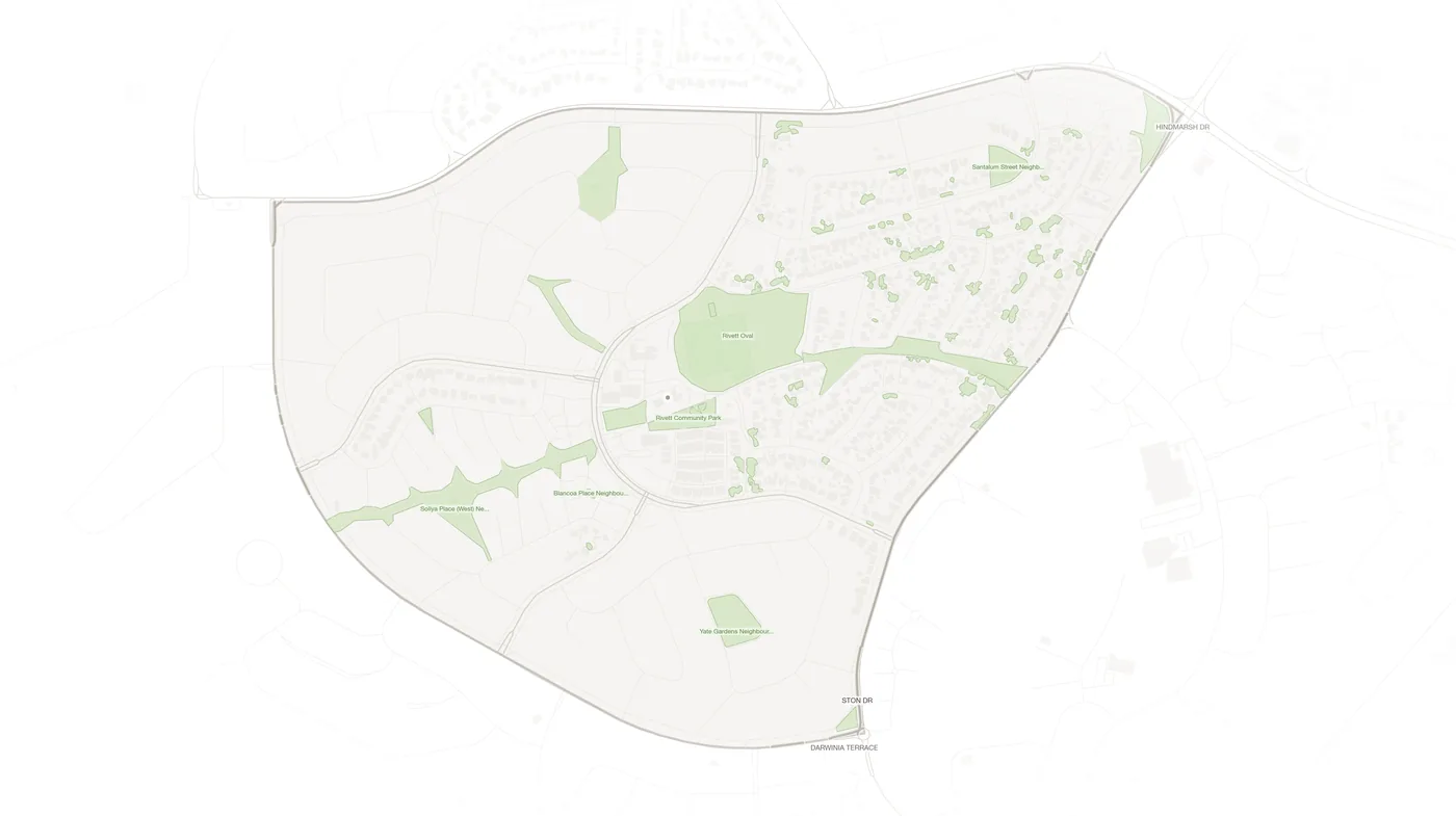 Rivett urban fabric map