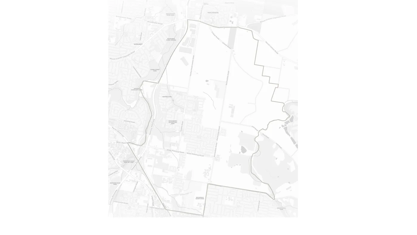 Rochedale urban fabric map