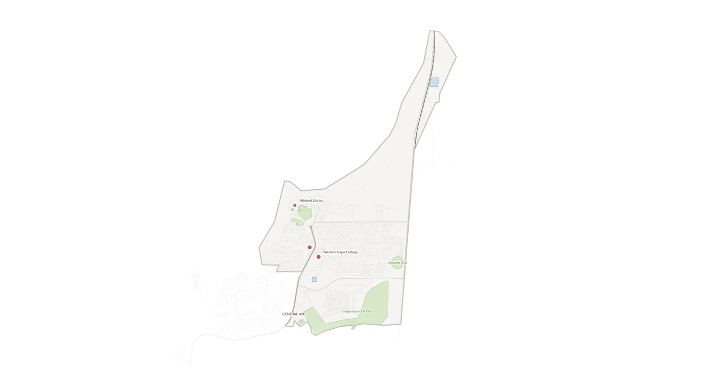 Rocky Point urban fabric map