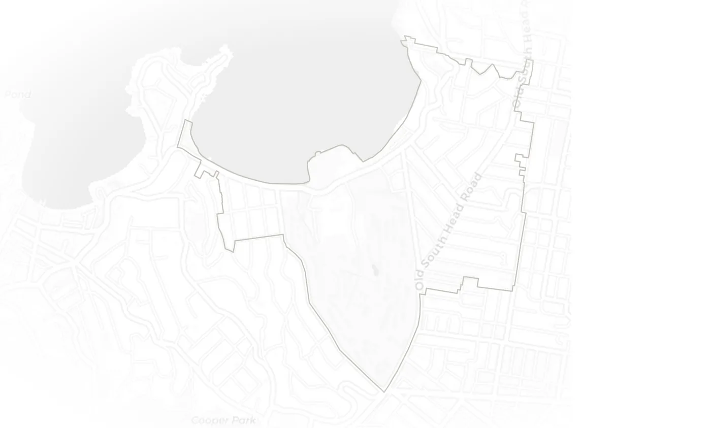 Rose Bay urban fabric map
