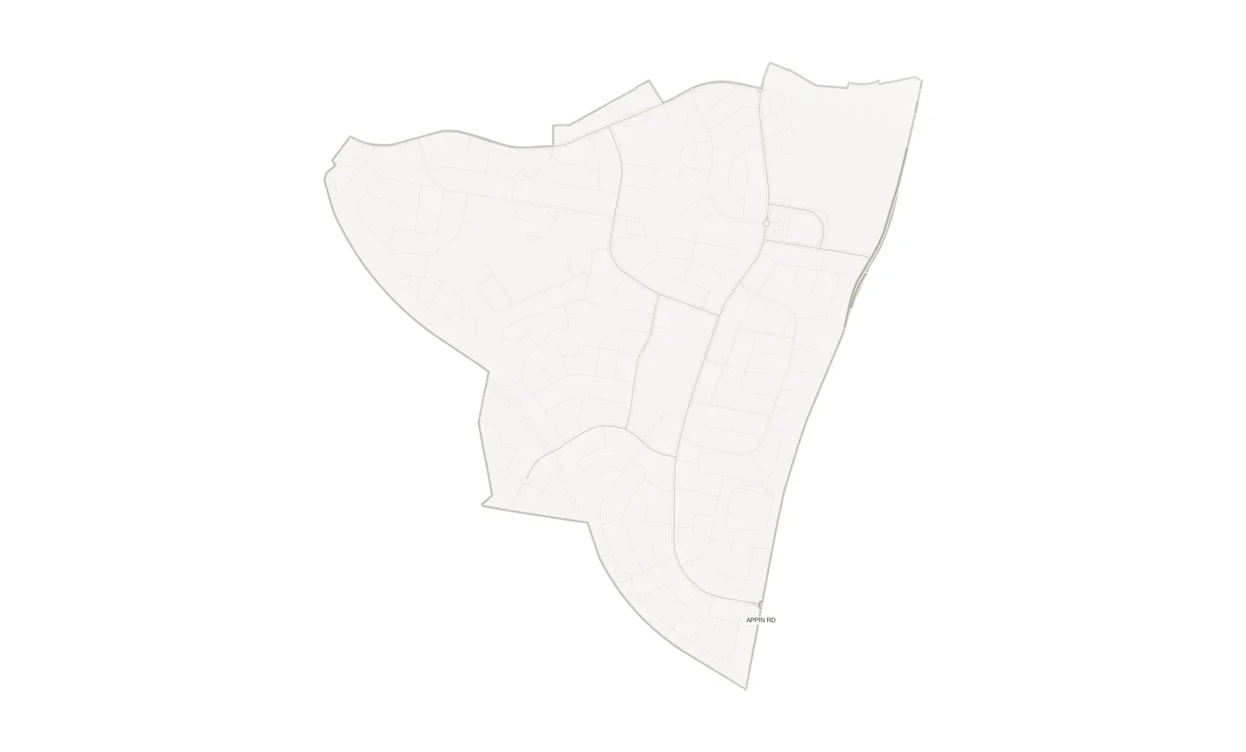 Rosemeadow urban fabric map