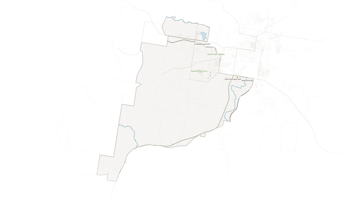 Rosenthal Heights urban fabric map