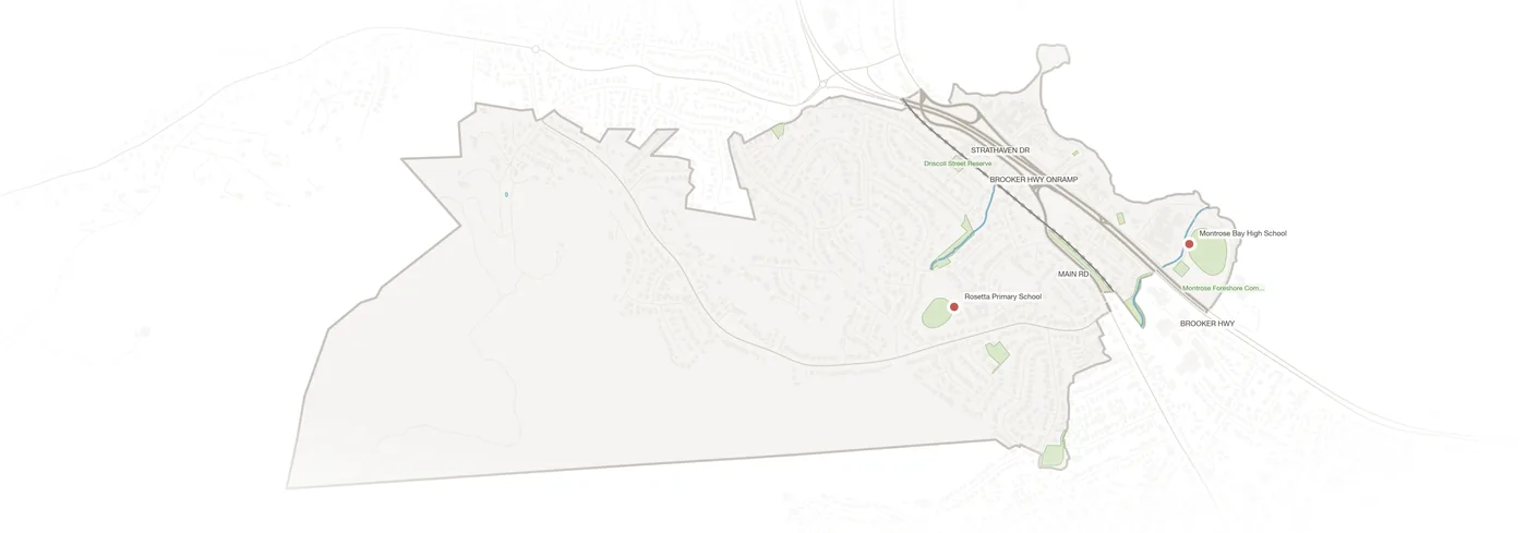 Rosetta urban fabric map