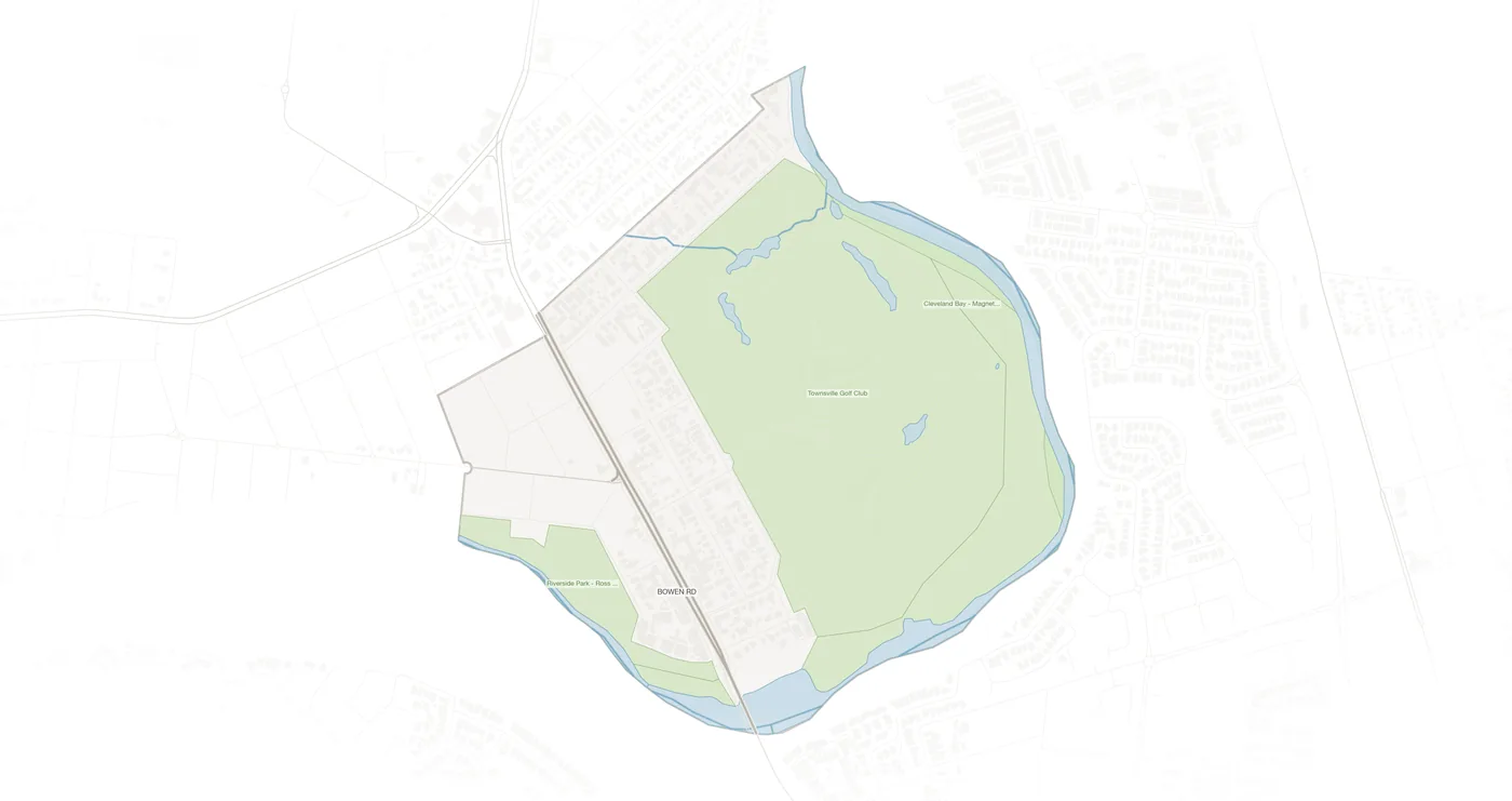 Rosslea urban fabric map
