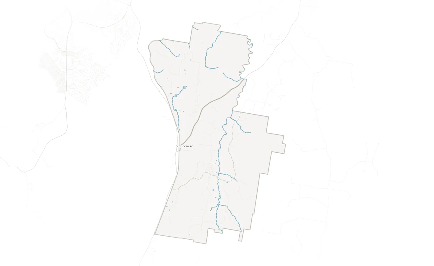 Royalla urban fabric map