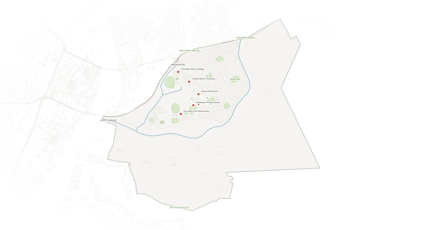 Sadadeen urban fabric map
