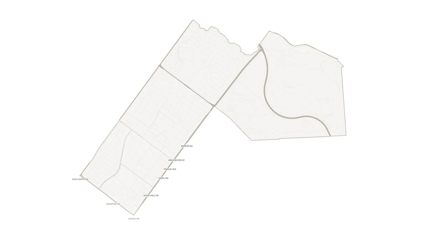 Salisbury East urban fabric map