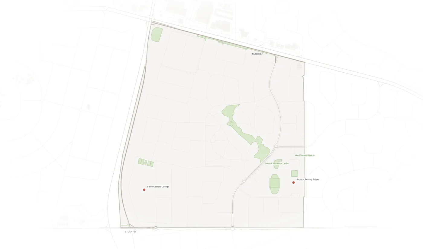 Samson urban fabric map