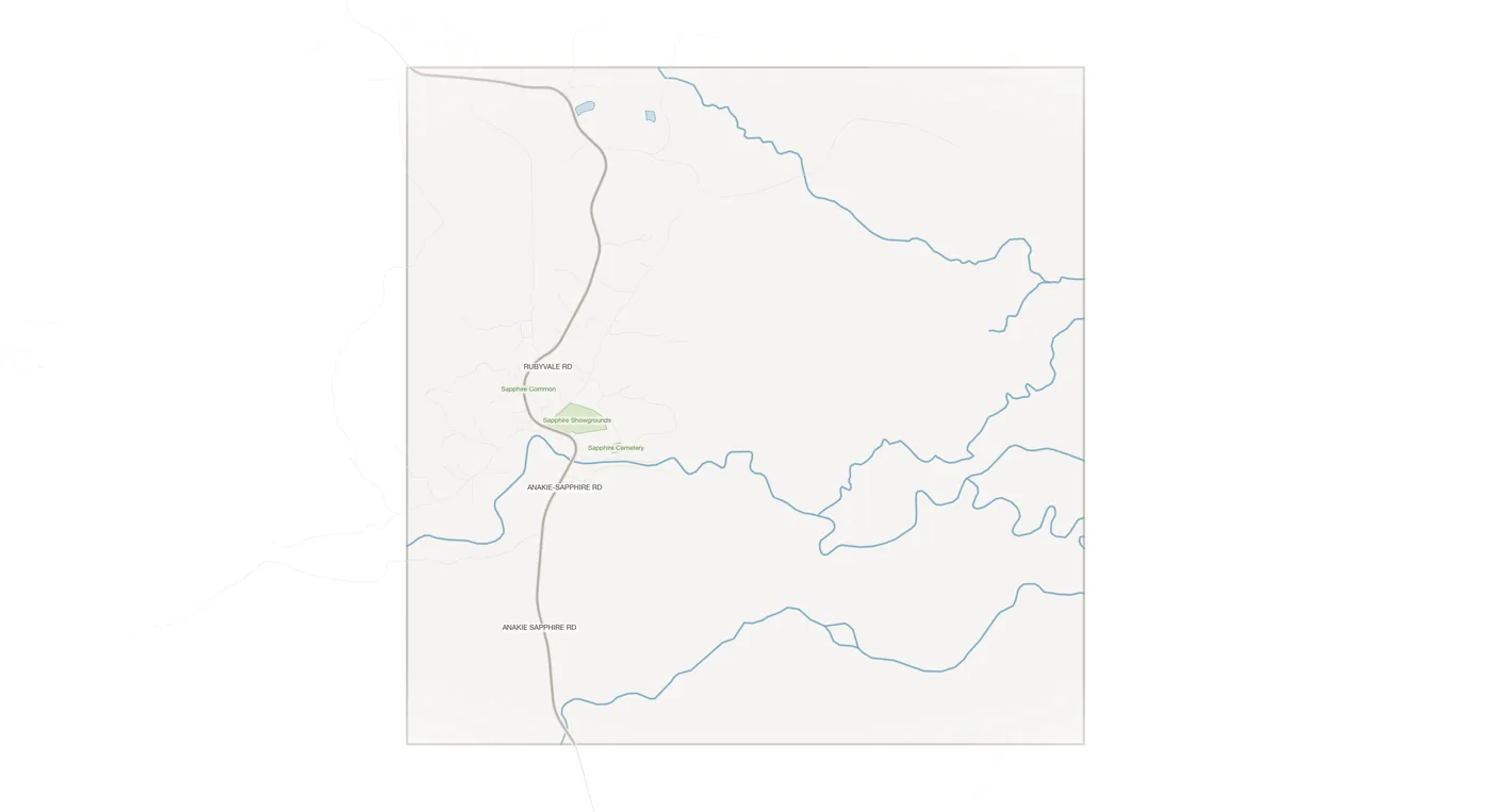 Sapphire Central urban fabric map