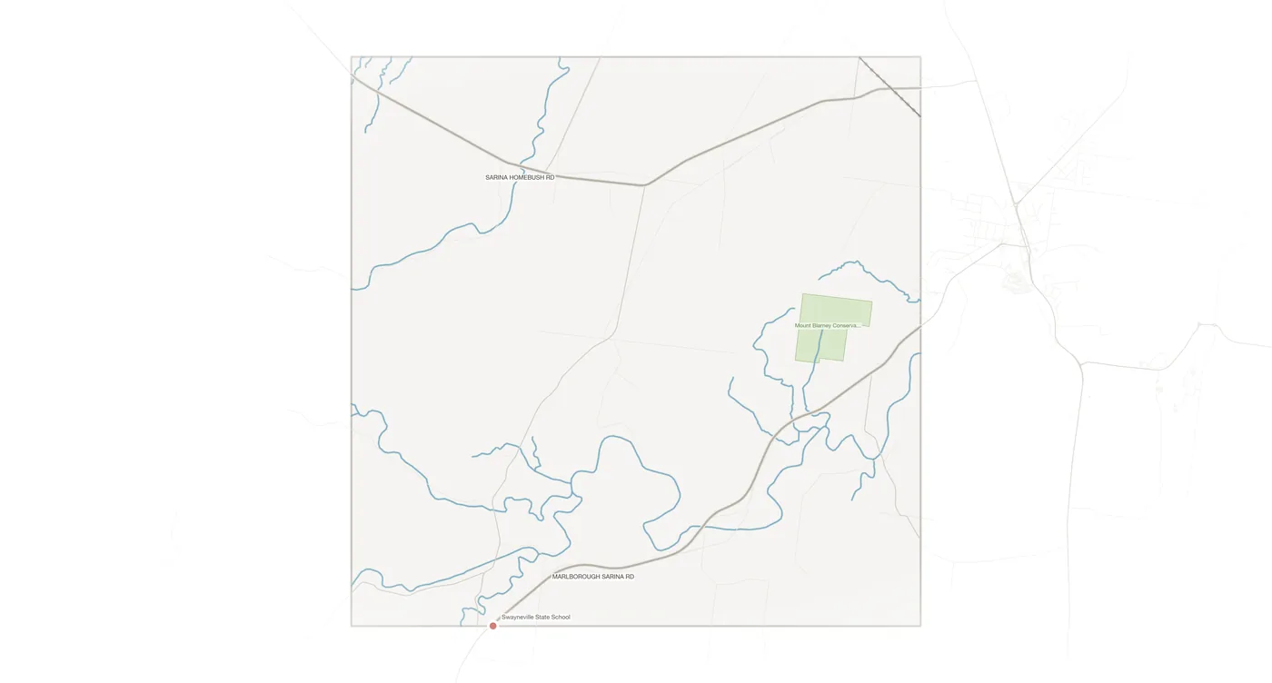 Sarina urban fabric map