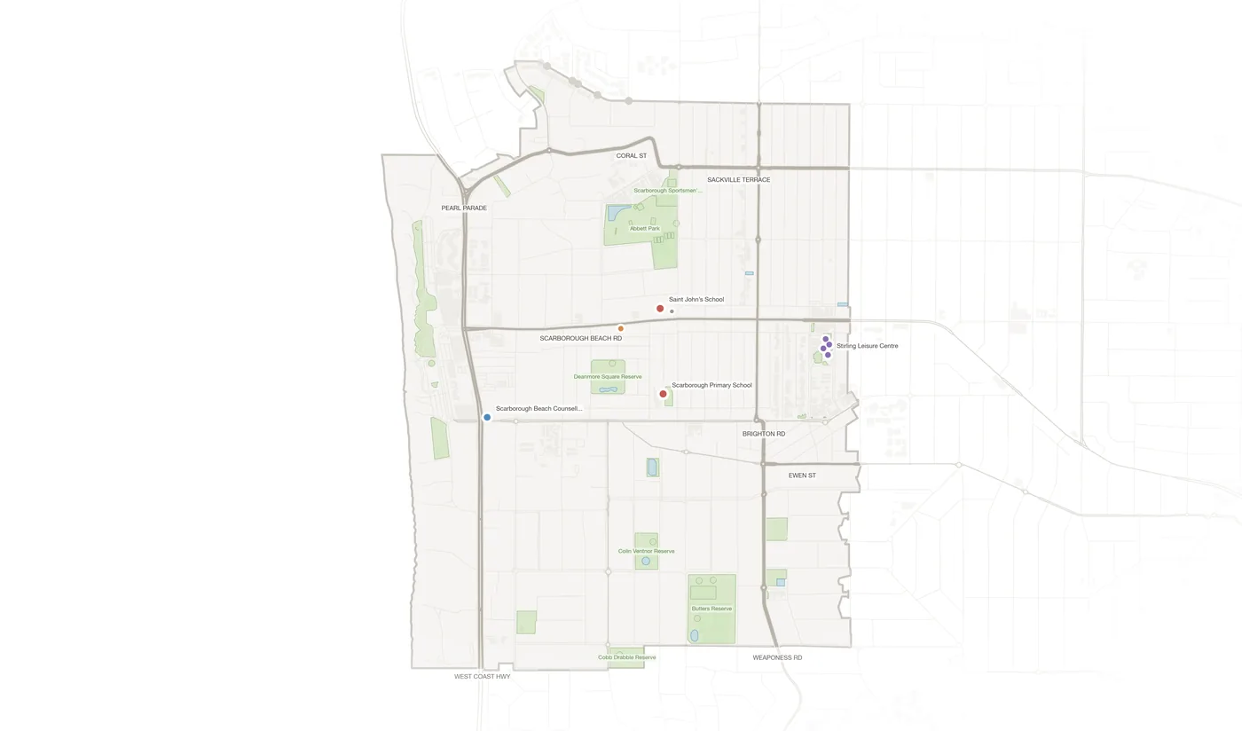 Scarborough urban fabric map