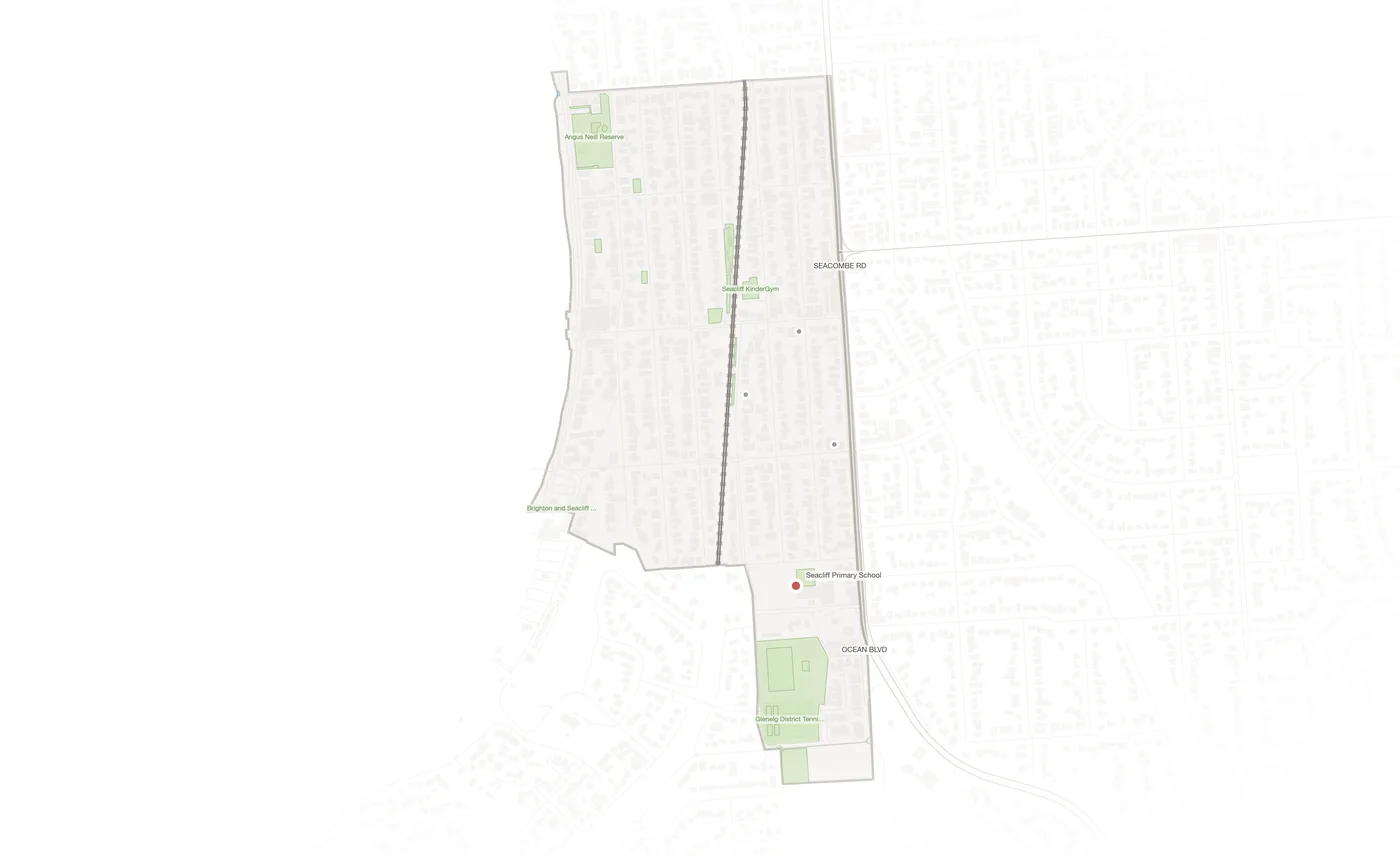 Seacliff urban fabric map