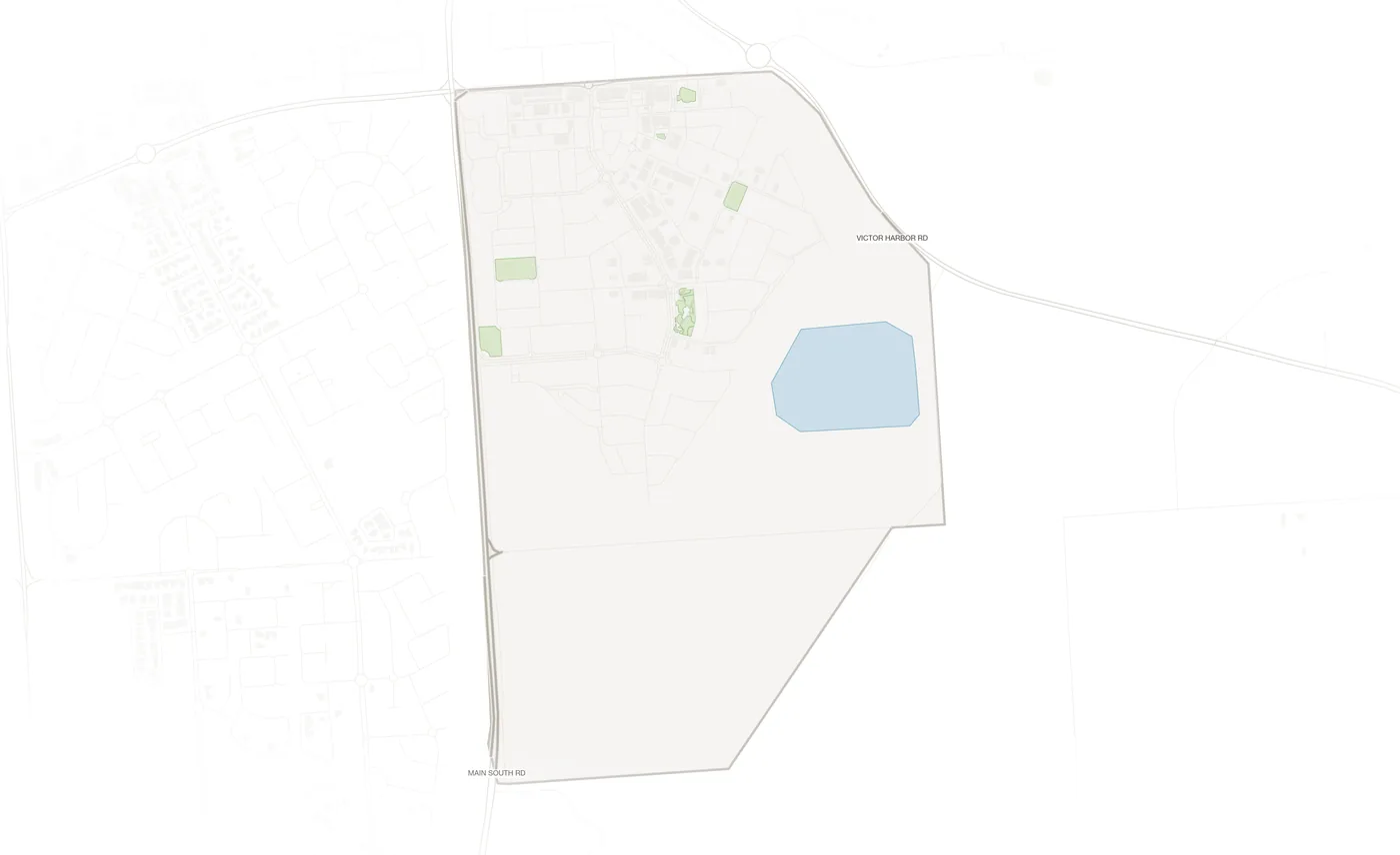 Seaford Heights urban fabric map