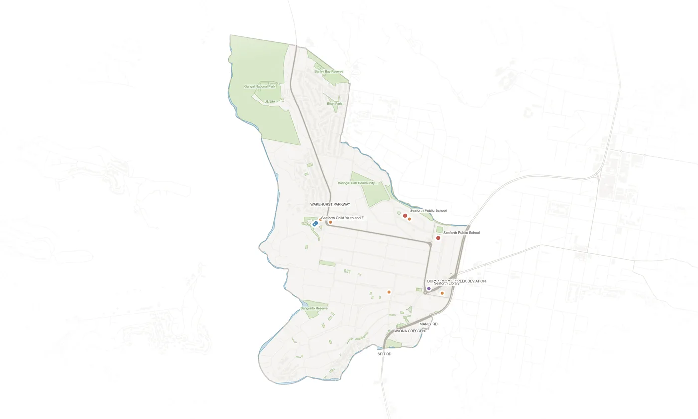 Seaforth urban fabric map