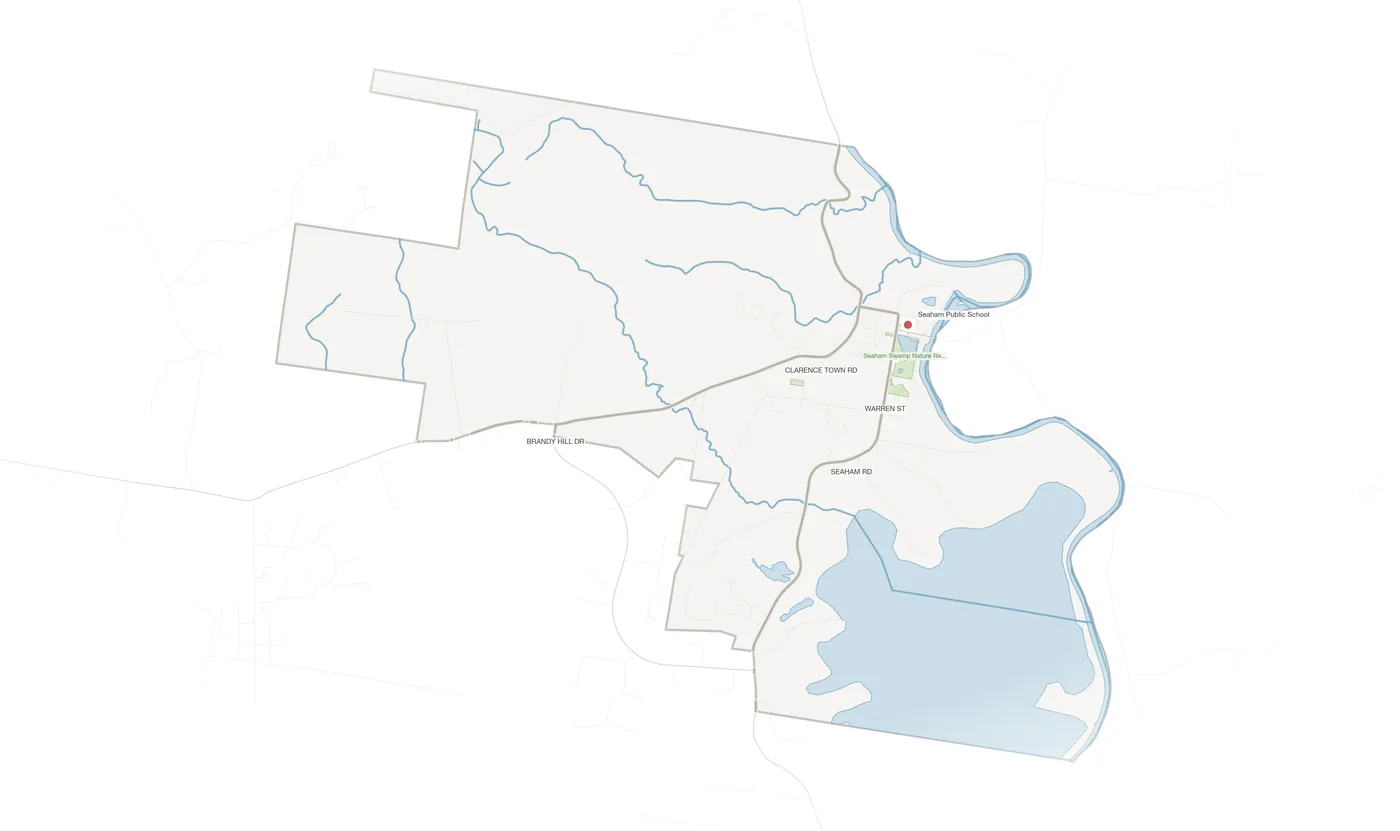 Seaham urban fabric map