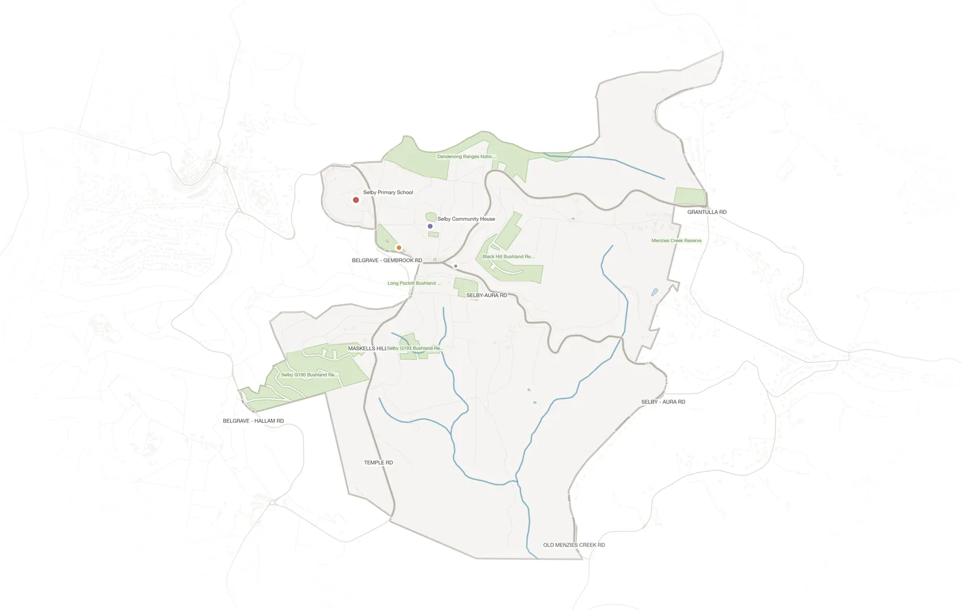 Selby urban fabric map